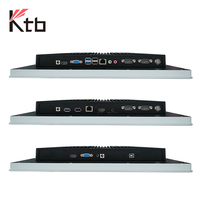 Computadora Industrial KTB de 21.5 Pulgadas, Panel PC Integrado/de Montaje en Pared con RS232, IP65 Resistente al Agua, I3 I5 J1900