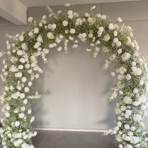 A-UFA104 Arco de Flores de Rosa Personalizado para Boda, Arco Floral para Decoración de Eventos y Fiestas - Product Image 5