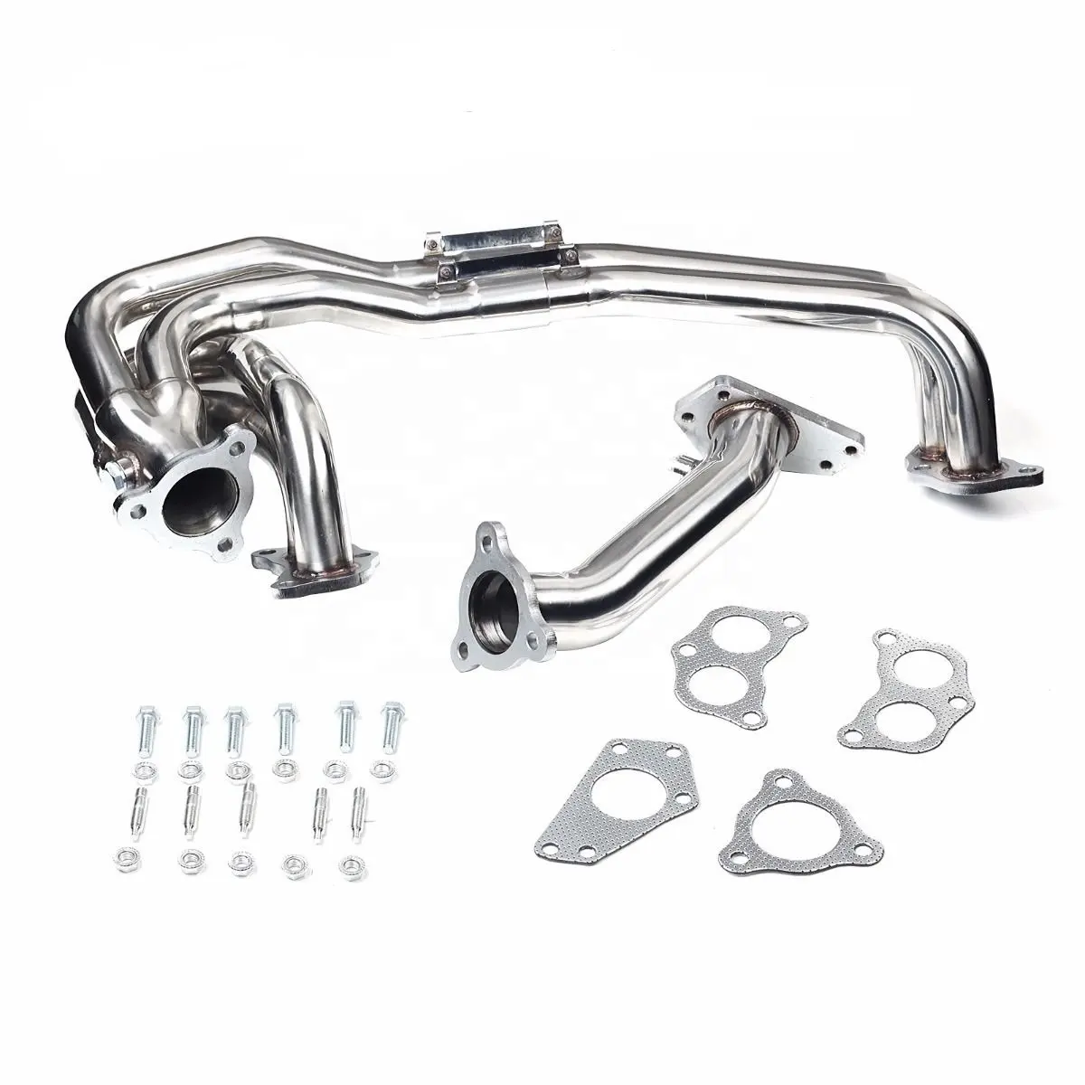 stainless steel long tube racing exhaust manifold for 02-06 WRX / WRX STI 2.0L EJ20 / 2.5L EJ25 DOHC