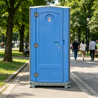 Baño Portátil Prefabricado Personalizado, Cuadrado, Transpirable, de Ensamblaje Rápido, Moderno, para Parques y Exteriores