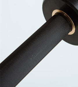 Barre d'haltères noire durable pour la musculation et la gymnastique, barre d'haltères olympique - Product Image 5