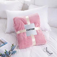 Luxuriöse Hochwertige Raschel-Fleecedecke Einfarbig Weich Warm Gemütlich für den Winter für Sofa und Bett Flanell-Großhandel