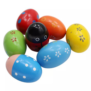 Vente en gros - Instruments de percussion Orff - Ensemble de shakers en bois colorés - Jouets éducatifs musicaux pour la petite enfance - Product Image 2