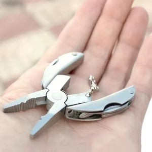 Portable Stainless Steel Multifunctional Tool <b>Pliers</b> Knife Screwdriver Keychain for Outdoor Use! - Product Image 2