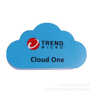Balle anti-stress en mousse PU en forme de nuage Trend Micro, jouet promotionnel doux - Product Image 2