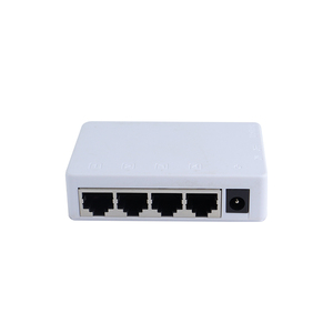 Répéteur PoE Extender <span class=keywords><strong>Rail</strong></span> <span class=keywords><strong>DIN</strong></span> de Bureau 1 Entrée 4 Sorties 4 Ports 10/100Mbps pour Commutateur PoE, Caméra et Système de Sécurité CCTV - Product Image 4