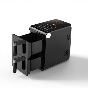 <span class=keywords><strong>Freidora</strong></span> de Aire Multifunción Eléctrica para Cocina, 11L de Gran Capacidad, Pantalla Digital LED Visible, Pantalla Táctil - Product Image 2