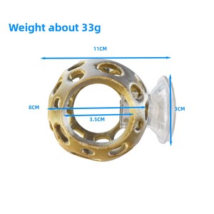 Betta Fish Ball 3D Imprimé <span class=keywords><strong>Aquarium</strong></span> Décoration et Paysage Crevettes Cachette Nid Betta Fish Hiding House - Product Image 2