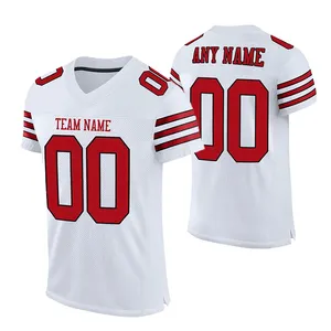 Wholesale Blank Plain American Football Jersey Rugby Sports Wear custom american Football Jerseys