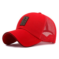 Logo personnalisé chapeau en cuir logo casquettes de camionneur classique maille unisexe casquette de sport casquette de Baseball décontractée casquette de camionneur personnalisé