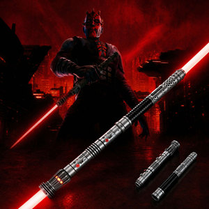 Sabre laser Nexussabers <span class=keywords><strong>Darth</strong></span> <span class=keywords><strong>Maul</strong></span> avec poignée métallique, vente directe usine, Force FX, pour duels intenses, verrouillage FOC, pour <span class=keywords><strong>Star</strong></span> <span class=keywords><strong>Wars</strong></span> - Product Image 1