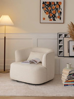 Un fauteuil minimaliste et design en velours, avec une touche de luxe, idéal pour les salons, les salles de réunion et les salons de beauté