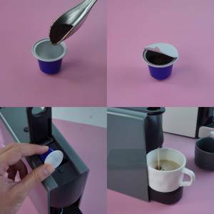 <span class=keywords><strong>Capsule</strong></span> de café professionnelle jetable, portable, <span class=keywords><strong>rechargeable</strong></span>, compatible, de qualité alimentaire pour machine à café - Product Image 3