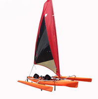 Fabricants Ventes directes de bateaux à voile durs en plastique de loisirs de plein air avec accessoires Mâts en carbone