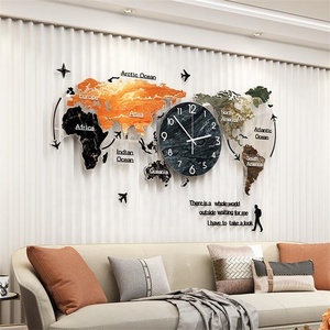Decorazioni murali nordiche di <span class=keywords><strong>grandi</strong></span> dimensioni <span class=keywords><strong>per</strong></span> la casa orologio <span class=keywords><strong>da</strong></span> <span class=keywords><strong>parete</strong></span> moderno di lusso 3D <span class=keywords><strong>da</strong></span> <span class=keywords><strong>parete</strong></span> - Product Image 4