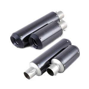Système d'échappement universel en acier inoxydable de haute qualité <span class=keywords><strong>Coude</strong></span> à petit canon 60mm Section de queue universelle - Product Image 1
