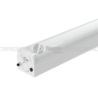 Toppo lampu sorot LED linier, T8 tabung langit-langit 2 kaki 4 kaki 8 kaki 150cm 4000k untuk toko