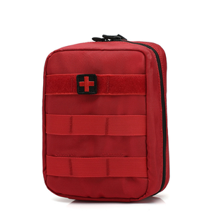 FA02 <b>Red</b> EMT Pouch Tactical Molle Medical Pouch First Aid Utility Bag for Backpack Vest <b>Belt</b> Stock - Product Image 1