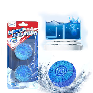 AJYF 2 pièces carte blister bloc de nettoyage de toilette dissolvant de bloc de toilette tablette de nettoyage de wc - Product Image 2