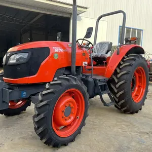 Kubota 70hp 4x4wd Wheel Farm Gebruikte Tractoren Landbouw Machines Gebruikte Tractoren Mini 4X4