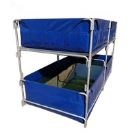 Réservoir en plastique PVC haute densité pour l'élevage de poissons et de crevettes, longue durée de vie