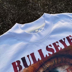 T-shirts personnalisés en coton 100% à imprimé DTG, coupe courte, streetwear pour hommes, imprimé graphique, haute qualité, t-shirt blanc ample pour hommes - Product Image 2