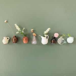 Carino Mini vaso in ceramica magneti <span class=keywords><strong>per</strong></span> frigo piccolo vaso di piante 3D <span class=keywords><strong>per</strong></span> decorazione frigorifero G25-159 <span class=keywords><strong>cucina</strong></span> ufficio - Product Image 2