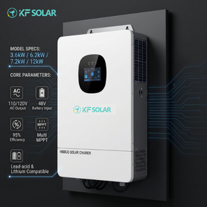 <span class=keywords><strong>Inversor</strong></span> Solar Híbrido KF Solar de 12KW, 120V 240V, Bifásico, Fuera de Red, <span class=keywords><strong>12</strong></span> <span class=keywords><strong>kW</strong></span>, <span class=keywords><strong>Inversor</strong></span> MPPT para Sistema de Energía Solar Doméstico - Product Image 4