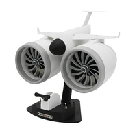 Ventilateur de bureau à double turbine, humidificateur USB avec lumière LED, mini-ventilateur de refroidissement à vitesse variable pour bureau, voiture, chambre