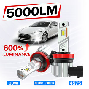 Ampoule antibrouillard G-View H11 H8 super lumineuse 6000K blanc froid, mini ampoule 1:1, pas d'adaptateur nécessaire, Plug-and-Play - Product Image 1