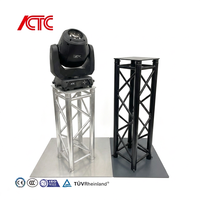 Tour de truss d'éclairage DJ portable et pliable en alliage d'aluminium avec conception modulaire pour événements intérieurs et mariages