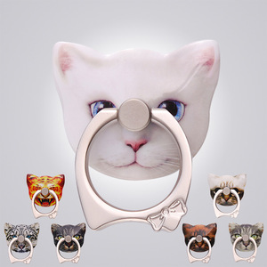 gato teléfono móvil anillo de hebilla de creativos de soporte de coche de la <span class=keywords><strong>empresa</strong></span> de pequeño regalo titular personalización - Product Image 1