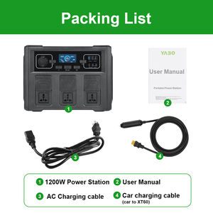 OEM ODM Lifepo4 Solar Power <strong>Station</strong> Dc <strong>Charging</strong> Powerbank Emergency 1200w Power <strong>Station</strong> - Product Image 6
