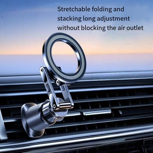 Nouveauté : support magnétique pour téléphone portable à fixer sur la grille d'aération de la voiture avec <span class=keywords><strong>bras</strong></span> long extensible - Product Image 1