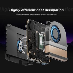 PC mini BOSGAME M4 Neo, chip AMD Ryzen 7 7840HS, RAM 32GB DDR5, SSD PCle 1TB, hỗ trợ 3 màn hình 4K, USB4, Oculink, Dual LAN 2.5G, Wi-Fi 6E - Product Image 6