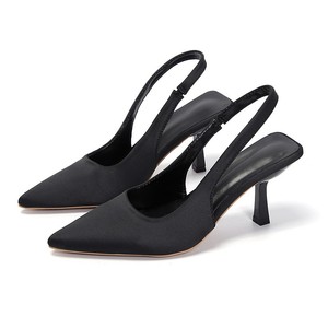 Zapatos de Tacón Alto con Punta en Pico para Mujer, Elegantes Zapatos de Tacón Delgado con Tira Trasera para Vestir, Fiestas, Bodas, Sandalias - Product Image 2
