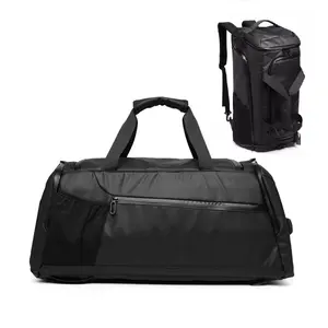 Custom Spend The Night Duffle Bag Shoe Travel Waterproof Gym Backpack Luxury Luggage Travel Bags For Men