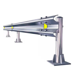 Zinc Coated W Beam Highway Guardrail EN1317 Certified Roadside Crash Barrier for UAE Highway Safety Project - Product Image 1