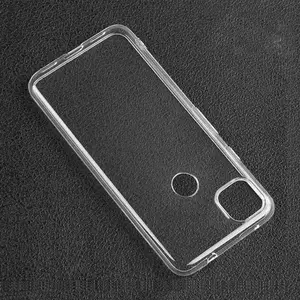 Capa anti-choque ultra fina 1.0mm, proteção traseira transparente e macia de tpu com ponto de onda, para gionee gm8