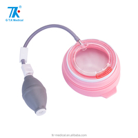 Pompe à vide manuelle en silicone transparent pour traitement du pectus excavatum, avec jauge, certifiée CE, garantie à vie