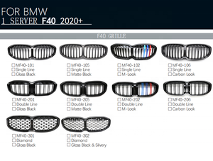 Pour <span class=keywords><strong>BMW</strong></span> <span class=keywords><strong>Calandre</strong></span> Avant Série <span class=keywords><strong>1</strong></span> F40 Diamant Noir Brillant/<span class=keywords><strong>Chrome</strong></span> 2020 + - Product Image 6