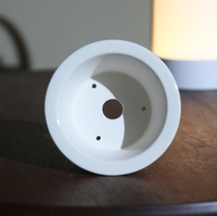 Pot à Bonsaï en Céramique Glacée Rond de 10*5 cm pour la Maison, Style Classique/Moderne