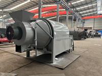 Séchoir rotatif à tambour triple grande capacité, chauffage électrique, capacité 500 kg/h, équipement de séchage industriel automatique pour biomasse