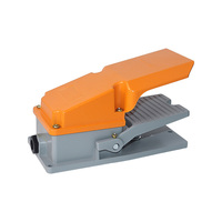 Interrupteur au pied à double pédale à réinitialisation automatique avec levier d'arrêt d'urgence, pédale antidérapante en alliage d'aluminium 380V 5A 50HZ/60HZ