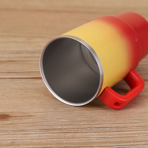 Wholesale Mini 4oz Gradient Color 304 Stainless Steel <b>Thermal</b> Vacuum Tumbler Classic Design Coffee <b>Mug</b> With Straw For Gifts - Product Image 6