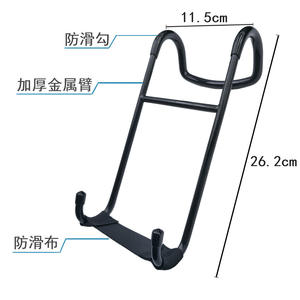 ตะขอเกี่ยวดัมเบลโลหะกันลื่นสำหรับอุปกรณ์ออกกำลังกายที่บ้าน ขนาดกว้าง 11.5 ซม. สูง 26.2 ซม. ชิ้นเดียว - Product Image 1