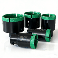 Kit de scies cloches pour carrelage en porcelaine et céramique, marbre - Ensemble de forets diamantés brasés sous vide pour maçonnerie, 68mm, 30mm, 45mm, tige M14
