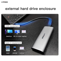 Casing HDD Aluminium M.2 NVME SATA Dual Protocol SSD Case Enclosure 2.5 Sata Usb 3.0 Hard Drive Disk Hdd Enclosure