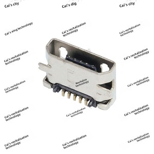 Conector USB Directo de Fábrica Revitalization Factory, Placa SMT <span class=keywords><strong>Micro5Pin</strong></span>, Conector Plano de Montaje Completo para Placa Base, China - Product Image 3
