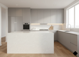 Dalles de quartz vietnamien jaune citron, grandes dalles modernes pour hôtels, hôpitaux, salles de bain, cuisines, plans de travail de salle de bain, conception de modèle 3D - Product Image 4